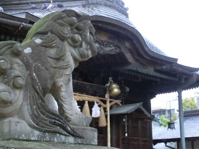 四柱神社　狛犬